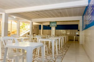 Refeitório da Comunidade Terapêutica Acolhedora Reviver