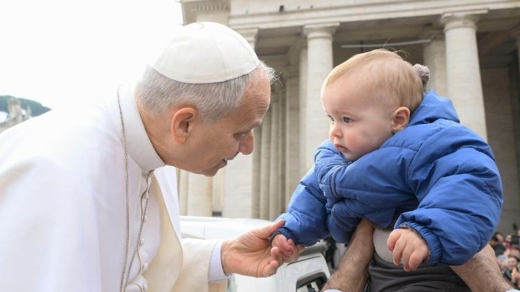 Papa Leão XIV durante a Audiência Geral (@VATICAN MEDIA)